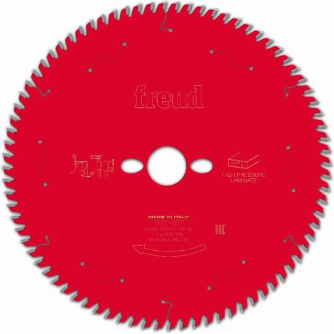 Hoja para sierra circular portátil FREUD - Ø250 2,8/1,8 AL30 Z80 TP 10° - F03FS09877 -FR23H001T