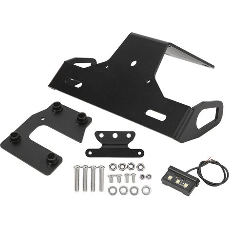 Support de Plaque d'Immatriculation Moto avec Feu LED, Remplacement pour Kawasaki Z900 2017-2021, Fixation Arrière Universelle, Kit Complet (1/5)