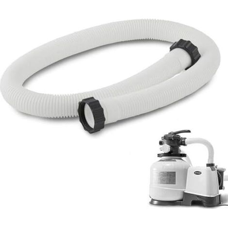 Tuyau de Piscine 38 mm, 150cm Tuyau de Rechange pour Piscine, Flexible pour Pompe de Piscine et Aspirateur, pour Pompe de Filtration pour Intex