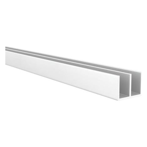 Perfil doble U  De aluminio  Acabado anodizado mate   Dimensiones 16121000mm  Longitud del perfil 1 metro  Espesor 1 mm  1 unidad