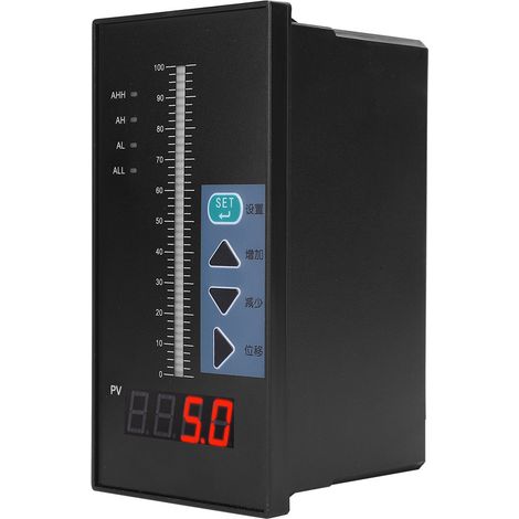 Régulateur numérique intelligent à double boucle AC 220V, indicateur de mesure et contrôle avec affichage digital, compteur de précision pour système à une ou deux boucles. (1/5)