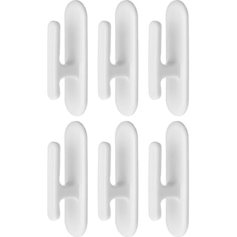 Soporte Para Cordón De Persianas - ABS Adhesivo - Para Hogar Y Oficina - 6 Unidades (1/5)