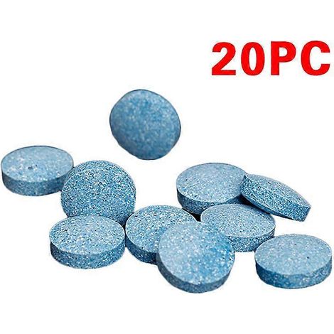 50-200 comprimés nettoyants pour pare-brise de voiture, effervescents, pour la réparation des vitres, accessoire auto (20 pièces). (1/5)