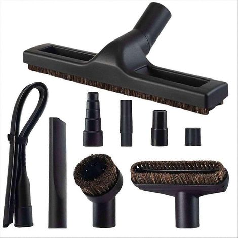 Kit de Nettoyage Universel 9 Pièces, Embout Aspirateur/Brosse/Suceur Plat (1/5)