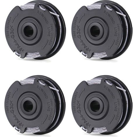 Paquete de 4 bobinas de hilo de corte de repuesto de 6 m para desbrozadoras Bosch Art 24 27 30 30-36 LI, número de pieza F016800351 (1/4)