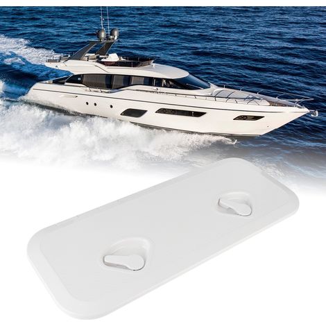 Couvercle d'inspection d'accès au pont carré, double poignée, anti-UV RE-243-607, pièces détachées pour bateaux et yachts (1/5)