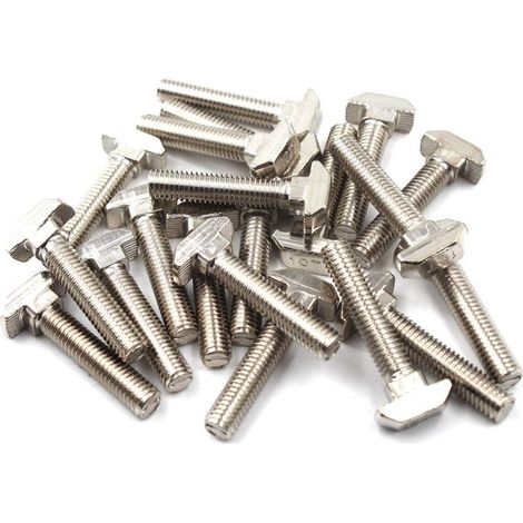 4040 T Boulon de vis Boulon Outil de fermeture pour T-slotted Aluminium Profilé en acier carbone M8x40 (Pack de 30) (1/5)