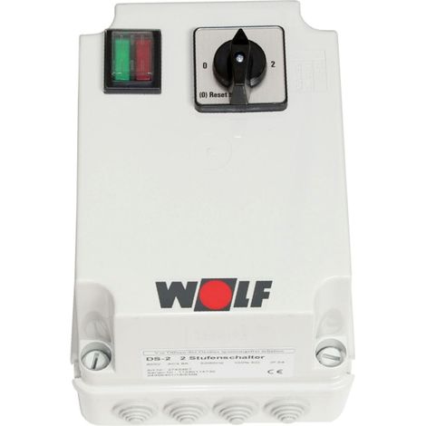 Wolf Interruttore a 2 stadi DS-2 interruttore di protezione motore 8A, 400 V, 2745467