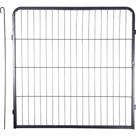 maxxpro Enclos pour chiot Noir H8xl21xL210cm (1/5)