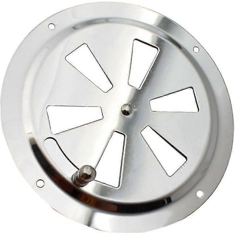 Grille d'aération ronde pour cabine de bateau, compatible avec des boulons de 3 mm (1/4)