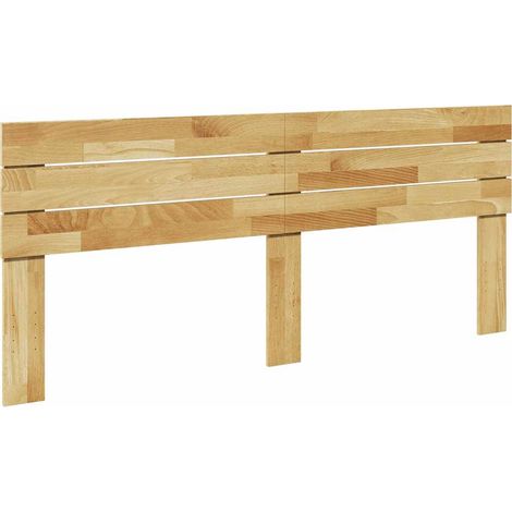 Kopfteil 200 cm Massivholz Eiche