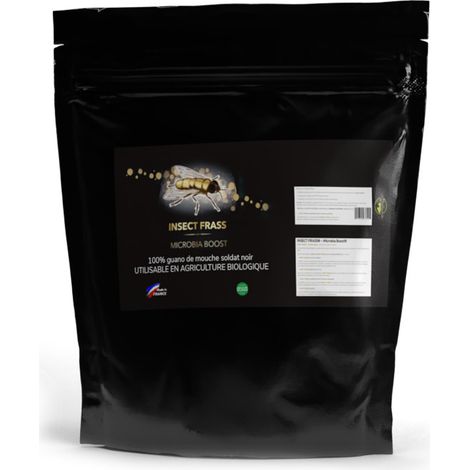INSECT FRASS - Guano d'insectes en sachet de 1 kilo - Guano Diffusion (1/2)