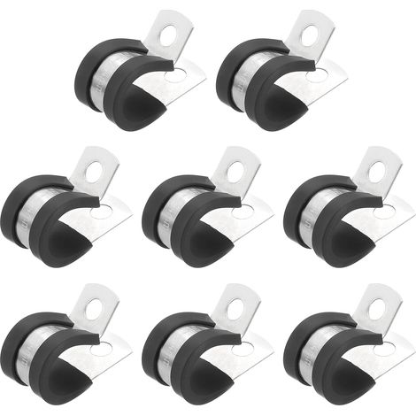 8 Pack Pince de câble de 5/9 pouce Pince métallique isolée (1/5)