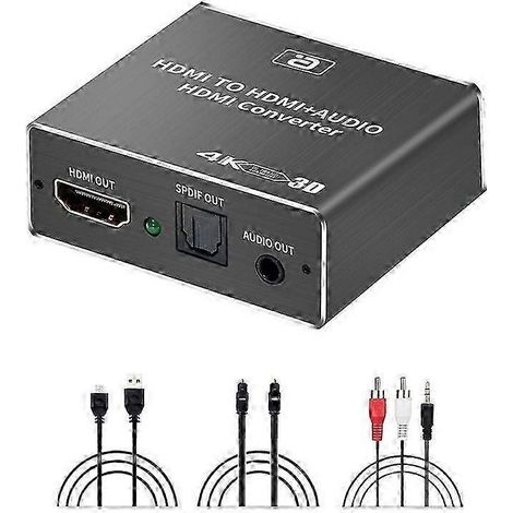 Extracteur audio HDMI HDCP CEC + SPDIF optique + RCA 3,5 mm Édition 527 (1/5)