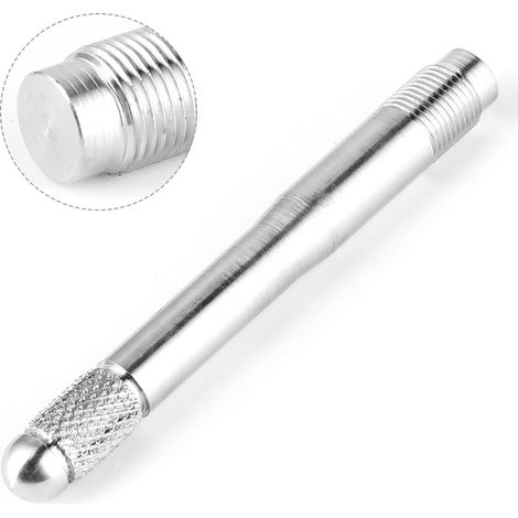 Outil de positionnement de pneu, goupille, montage de roue, démontage, écrou, boulon, goupille M14x1,25, universel, argent (1/5)