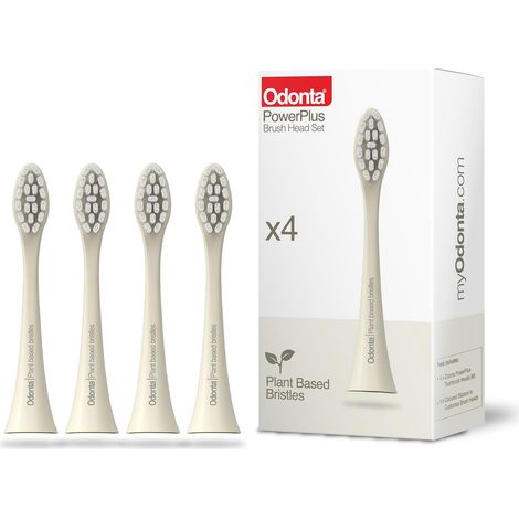 Têtes de brosse supplémentaires PowerPlus Lot de 4 Poils à base de plantes (1/5)