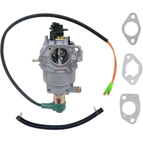 BUNTHAUS Carburateur pour générateur GX390, compatible avec les moteurs de générateurs chinois Generac GP5000, GP5500, GP6500 5KW, 5,5KW et 13 CV, 188F. (1/4)
