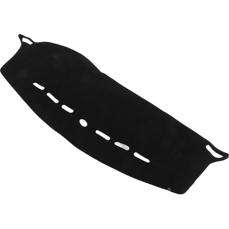 Parure de tableau de bord antireflet pour Peugeot 208 2008, protection habitacle noire antidérapante, tapis de planche de bord avec liseré, remplacement facile, garniture intérieure élégante (1/5)