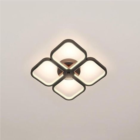 Minimalist LED ceiling light for bedrooms, staircases, balconies and entrances - White skylight with three-color dimmer (1/4)