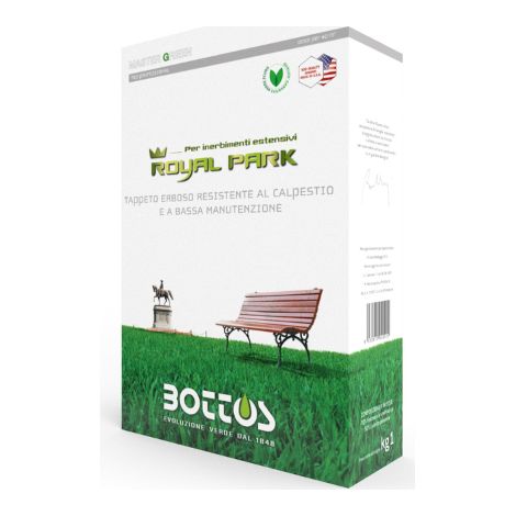 Bottos Royal Park gazon 1kg r&eacutesistant &agrave la marche et &agrave l&039entretien - Maxi