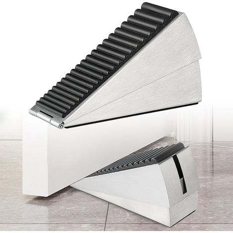 Fermaporta robusto per porte alte fermaporta alto 7,6 cm (3 pollici) adatto a tutti gli spazi tra porte spesse fermaporta grande per la parte inferiore della porta (1/5)