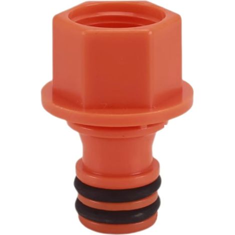 Raccord de tuyau, embout femelle M18 (double joint torique), kit d'adaptateur universel rapide en ABS pour tuyaux d'eau de lavage auto, robinets et accessoires de machines à laver (1/5)