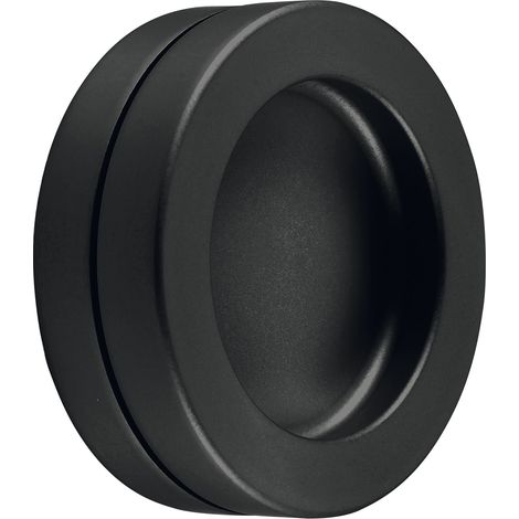 Muschelgriffpaar 5253 Aluminium schwarz matt beschichtet (1/5)