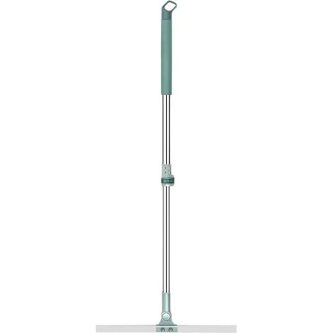 TrAdE Shop Traesio - Scopa Pavimenti Con Manico Telescopico Girevole Multifunzionale Lavavetri Cucina Bagno - (1/5)