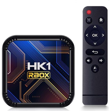 Boîtier TV Android 13 HK1 RBOX K8S RK3528 64 Go 32 Go 16 Go Wi-Fi 2,4 GHz 5 GHz Bluetooth 4.0 Décodage vidéo Lecteur multimédia Récepteur Décodeur (1/5)