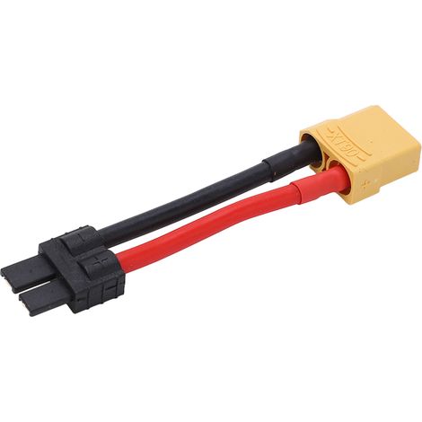 Connecteur RC XT90 Câble 12AWG 10cm Mâle vers Femelle Silicone Souple Cuivre Durable Stable Sécurisé (1/5)