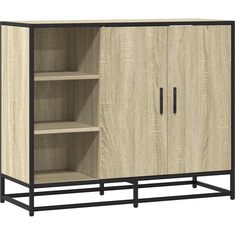 Sideboard/Anrichte/Buffet Sonoma-Eiche 92x35x76 cm Holzwerkstoff LXWW785630 (1/5)