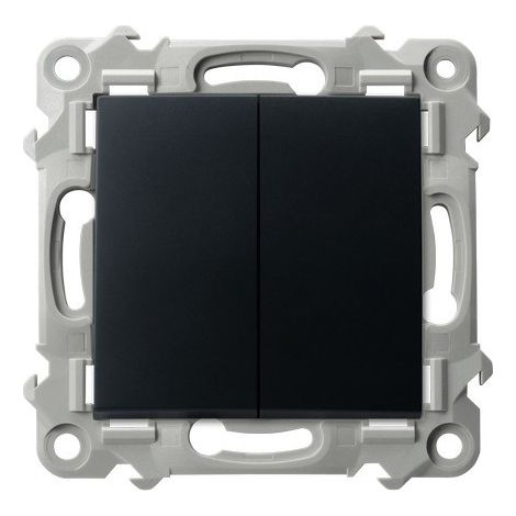 Ospel Szafir nero metallizzato - Connettore per candelabro ŁP-2Z/m/33