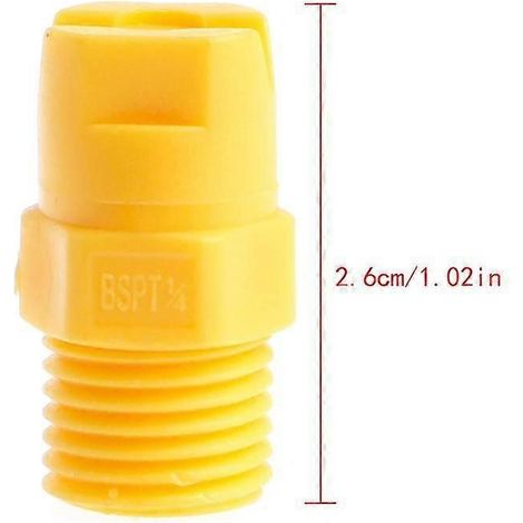 Flat Fan Spray Nozzle Garden Orchard Vegetable Fruit Cleaning Watering (1/5)