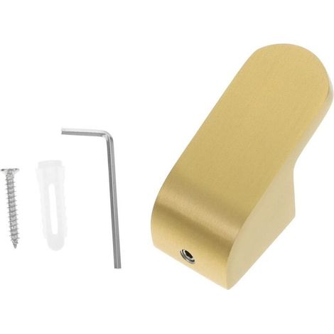 Porte-manteau Mural En Aluminium Multifonctionnels Pour Vêtements Foulards À Main Maillots De Bain Cintres De Style Moderne (1/5)