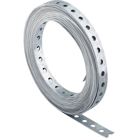 Bandella zincata preforata LBV 12 in acciaio Fischer 00079549 (1/4)