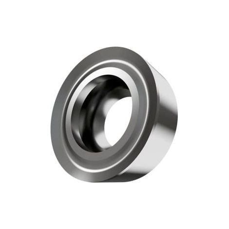 Drehwendeschneidplatte ISO RCGT 1003MOF-AL:T0315 D.4,4mm PVD beschichtet Silber (1/2)