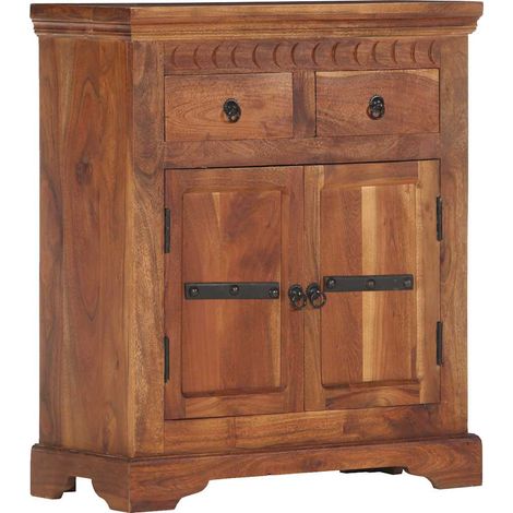 vidaXL Buffet 63x30x75 cm Bois d'acacia massif (1/5)