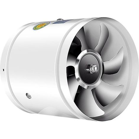 Exhaust fan two-way smoke exhaust, bass noise reduction, super strong suction, white, 7 inches (1/5)