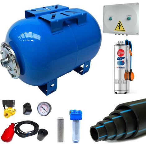 Kit Récupérateur Eau De Pluie Pompe Immergée Pour Cuve Récupération Eau De Pluie (1/5)