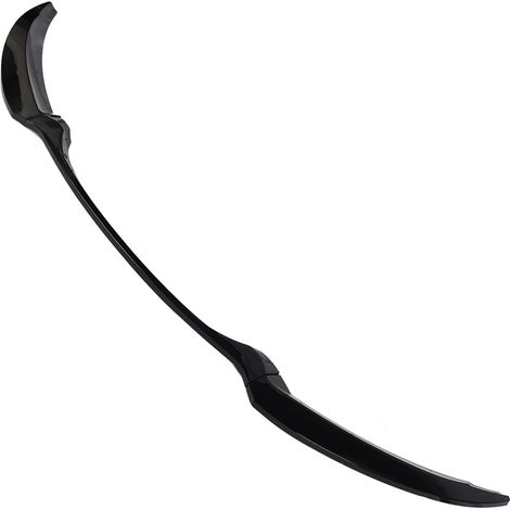 4 Pièces Spoiler Avant BEC Bas Caisse Lèvre Pare-Chocs Solide Style Foncé Noir Brillant Compatible Série 1 E82 E88 FACELIFT M-PACK (1/5)