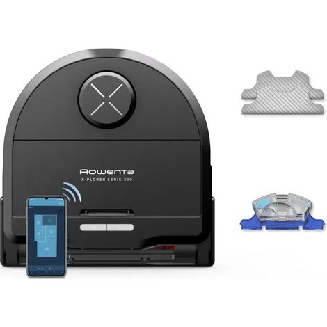 Aspirador robot Rowenta x-plorer serie 220 navegación láser fregado