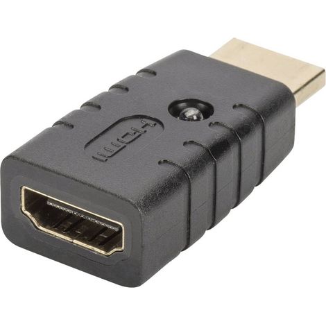 Digitus DA-70466 HDMI Emulatore EDID [1x Spina HDMI - 1x Presa HDMI] Nero UHD 4K, (1/5)