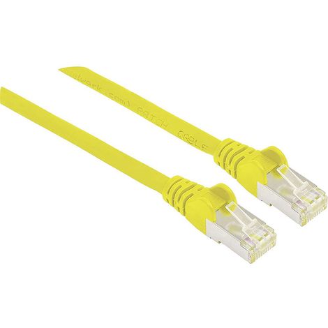 [NEUWERTIG] B-Ware Intellinet Rj45 Netzwerk Anschlusskabel Cat 6a S/Ftp 15 M Folienschirm Gelb