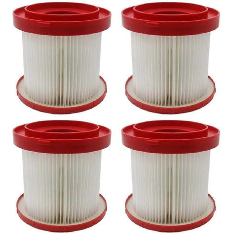 4er-Pack Filter für den kabellosen Staubsauger Milwaukee 49-90-1900 (Wasser- und Staubfilter) (1/5)