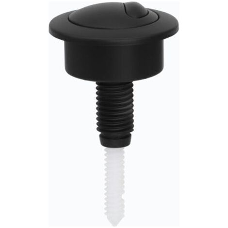 Pair Remplacement du mécanisme de chasse d'eau à bouton-poussoir (8,7 × 4,8 × 4,8 m), remplacement du bouton de chasse d'eau des toilettes, bouton de réservoir à double chasse - noir (1/3)