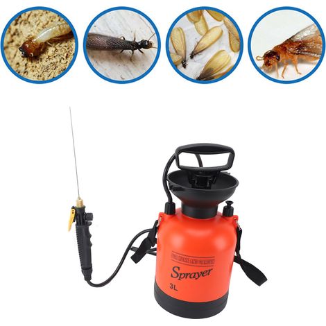 Pulverizador de mochila compacto de PP con gran área de pulverización para el control de termitas, 3 l, paquete de 14 unidades, fácil de usar en casa, en el jardín y durante trabajos de renovación. (1/5)