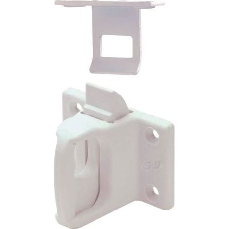 Ferco G-18412-01-0-7 Cerrojo de PVC blanco para ventanas
