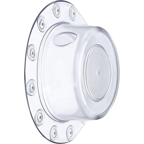Bouchon de Trop-plein Silicone pour Baignoire et Lavabo, Vidange avec Ventouse - Accessoire Pratique pour Salle de Bain (1/4)