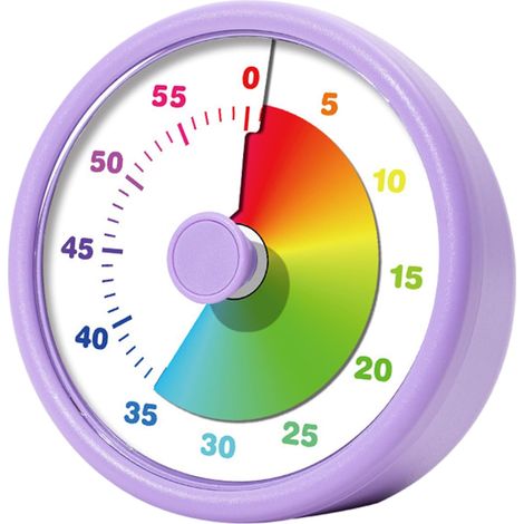 Minuteur arc-en-ciel, visuel silencieux pour enfants : minuteurs (1/5)