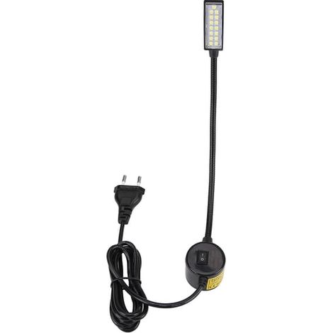 Lampe LED pour machine à coudre avec base magnétique, accessoires et outils de couture, prise européenne 110-250 V (1/5)